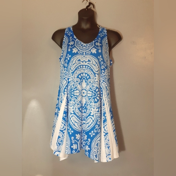 India Boutique Other - India Boutique Blue And White Beach Cover-up
